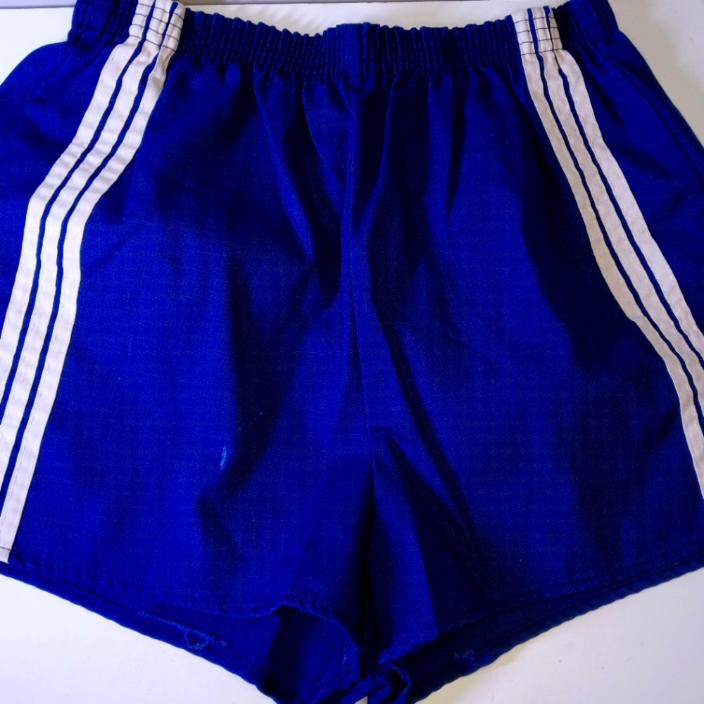 1970s Cropped Athletic Shorts - Unisex